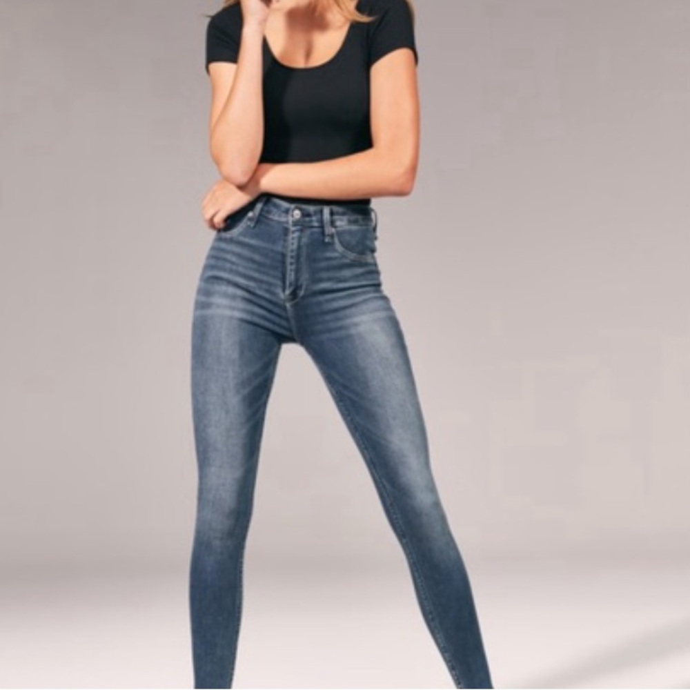 Abercrombie & Fitch The Jean Leggings High Rise